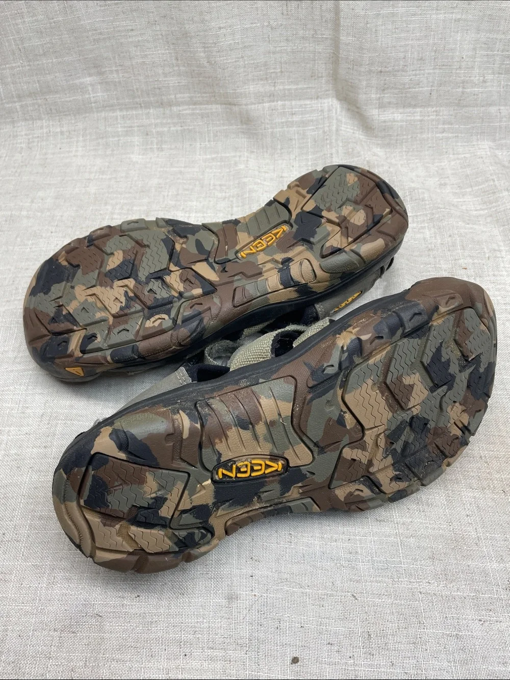 Keen Kids Newport Olive Gray Camo-Trim Sandals